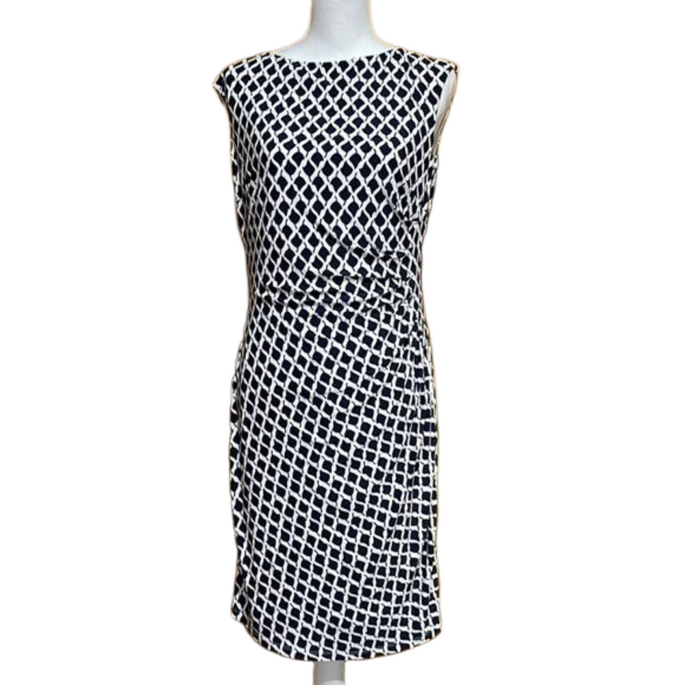 Lauren Ralph Lauren Sleeveless Dress with Ruching - EUC